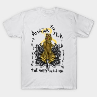 Summon the Madness: Hastur The King in Yellow Design T-Shirt